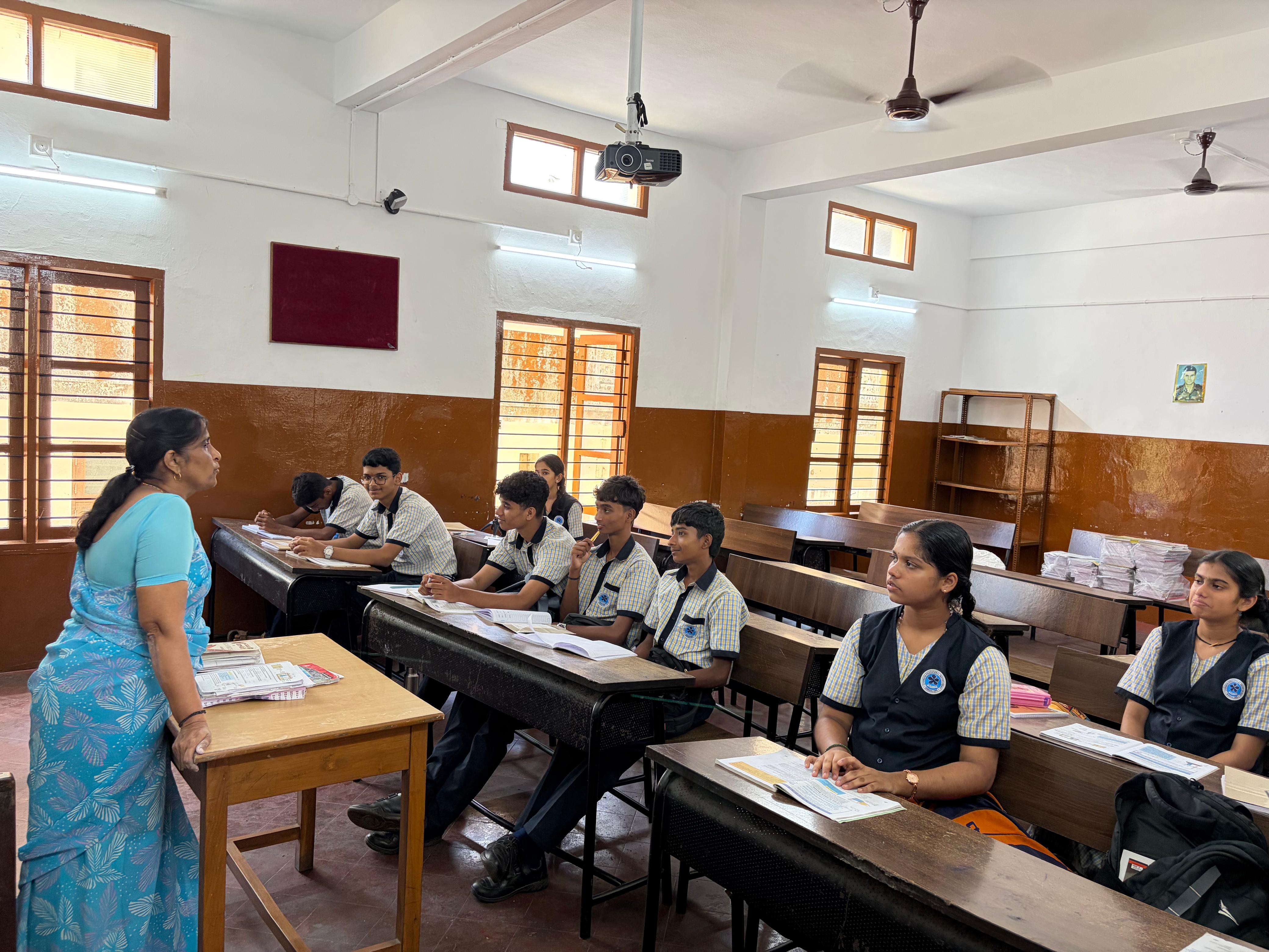 Classroom at Chinmaya School