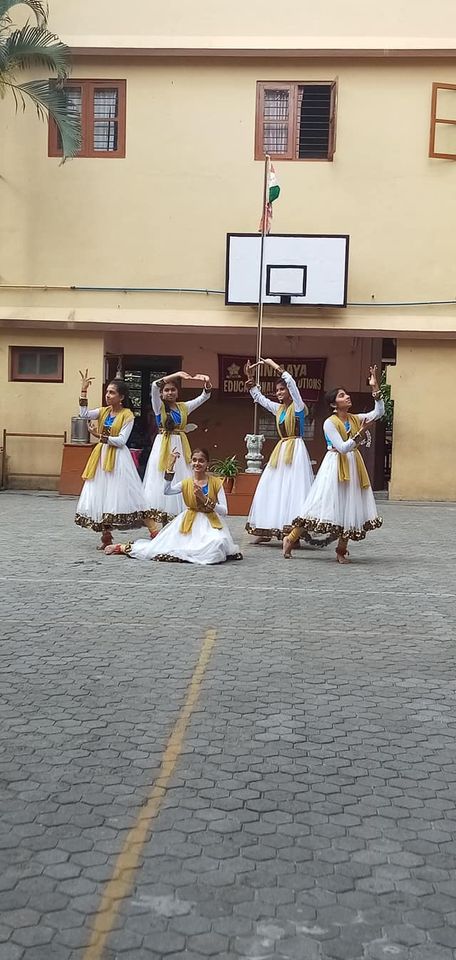 Students performing